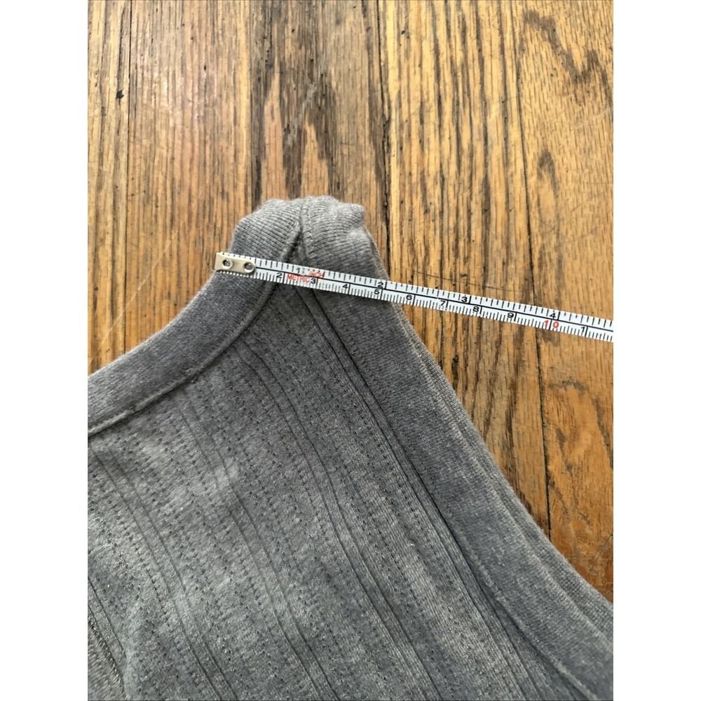 Faherty Tank Top Womens Gray Sz M Tight Knit Ribbed Everyday Casual Outdoor - Picture 10 of 10